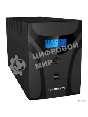 Источник бесперебойного питания Ippon Smart Power Pro II Euro 2200 / 2200 ВА / 1200 Вт / 4 x CEE 7 (евророзетка)