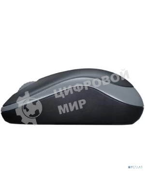 Мышь беспроводная Logitech M185 серый/черный, 1000 dpi, радиоканал, USB, кнопки - 3