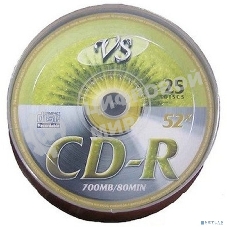 Диск CD-R VS 700 Mb, 52x, Shrink (25), (10/600)
