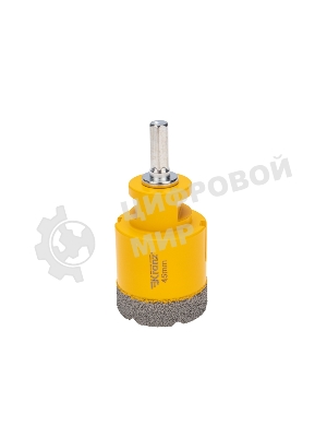 Коронка алмазная профессиональная по керамограниту и железобетону Kranz М14, вакуумное спекание, 45 мм, для УШМ