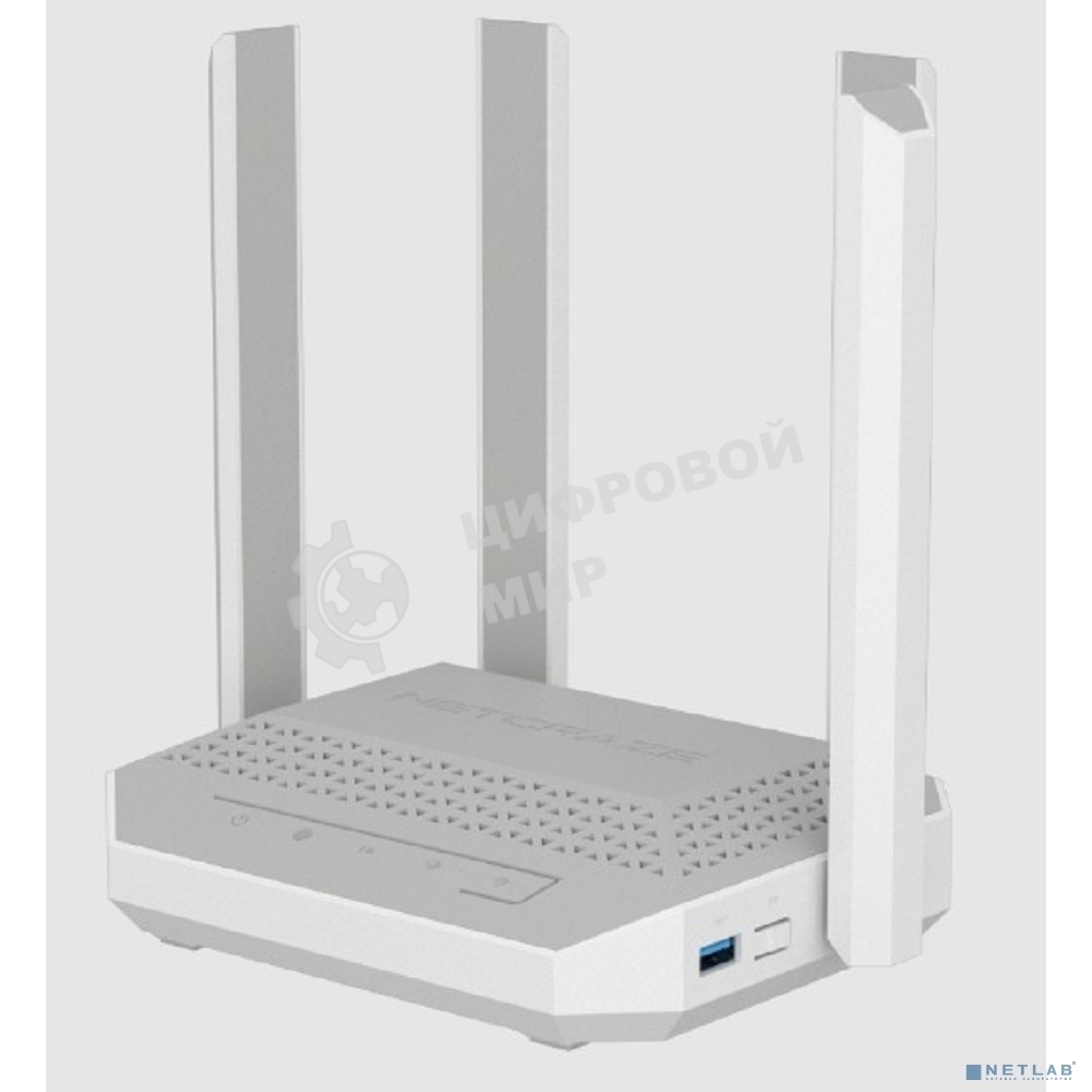 Гигабитный интернет-центр Netcraze Hopper DSL (NC-3611) с Mesh Wi-Fi 6 AX3000, 4-портовым Smart-коммутатором, портами DSL и USB 3.0