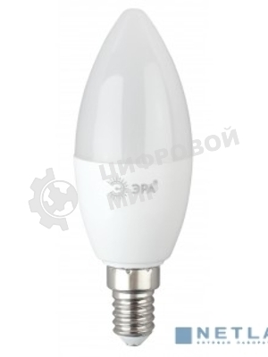 Лампа светодиодная ЭРА ECO LED B35-10W-865-E14 R (диод свеча 10Вт холодн. E14) (10/100/3500)