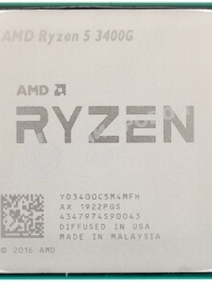 Процессор AMD Ryzen 5 3400G Soc-AM4 3.7GHz OEM