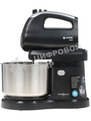 Миксер Vitek VT-1417 ST, 700 Вт, 2,8л., с чашей, черный