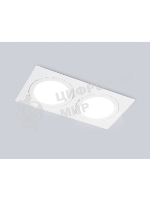 Светильник Ambrella light TN6612/2 WH белый IP44 GX53/2 max 15W 215*110*24