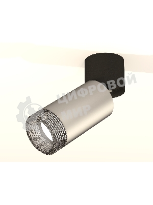 Светильник Ambrella Light XM6324041 SSL/BK/BK серебро песок/черный/тонированный (A2221, C6324, N6151)