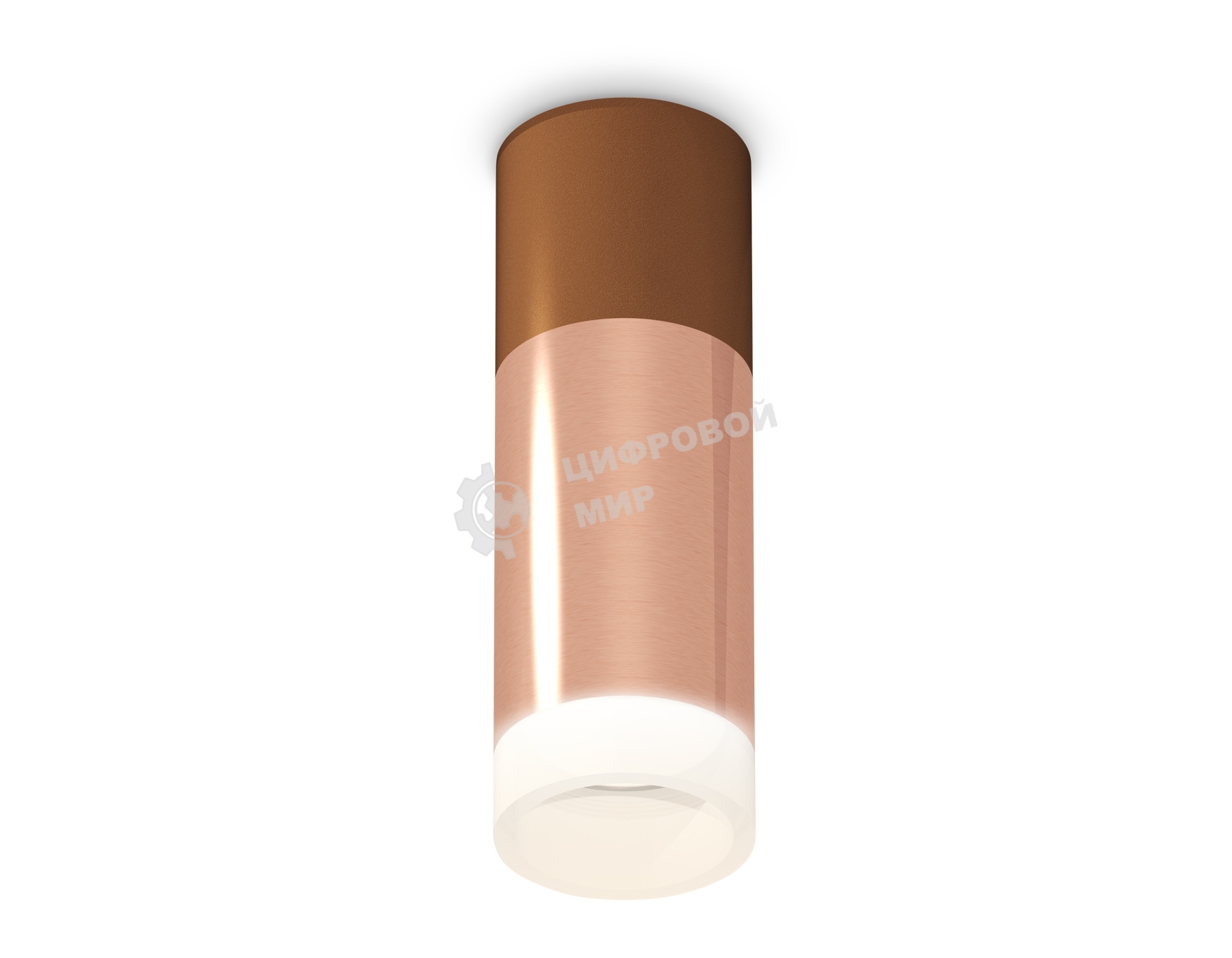 Светильник Ambrella Light XS6326062 PPG/SCF/FR золото розовое полированное/кофе песок/белый матовый MR16 GU5.3