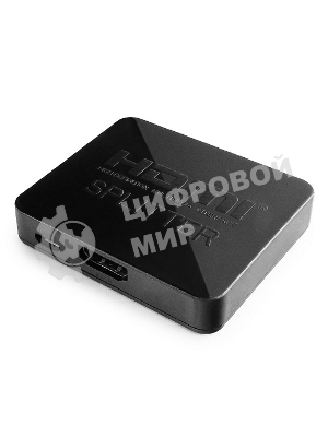 Разветвитель HDMI Cablexpert DSP-2PH4-03, HD19F/2x19F, 1 компьютер => 2 монитора, Full-HD, 3D, 1.4v