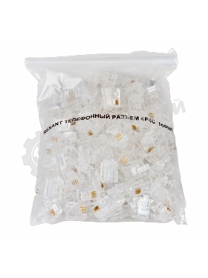 Телефонный разъем Rexant RJ-9(4P4C)