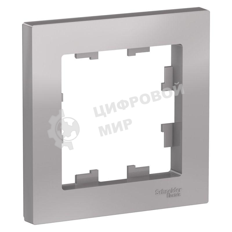 Рамка 1-м AtlasDesign алюм. SchE ATN000301