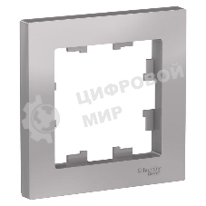 Рамка 1-м AtlasDesign алюм. SchE ATN000301