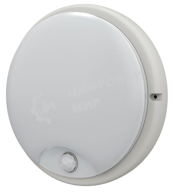 Светильник светодиодный IEK ДПО 4100Д 12Вт 4000К IP54 круг бел. ИК ДД LDPO0-4100D-12-4000-K01