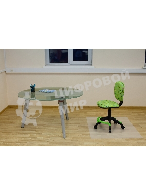 Коврик напольный Бюрократ 1019202 прямоугольный для паркета/ламината вспененный PP 120х90 см