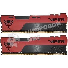 Оперативная память Patriot Viper Elite II, DDR4, 16GB (2x8 GB), 3600 MHz, CL20, DIMM, радиатор, красный, черный