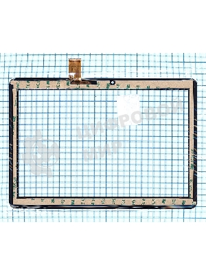 Сенсорное стекло (тачскрин) TurboPad 1016 4G, черное
