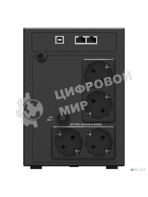 Источник бесперебойного питания Ippon Smart Power Pro II Euro 1200 720Вт 1200ВА черный