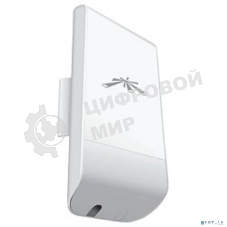 Точка доступа Ubiquiti LocoM2(EU) Wi-Fi и AirMAX. 802.11g/n, интегрированная антенна 8 дБ (45°*45°),10/100 RJ45 Ethernet