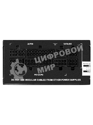 Блок питания 650W ExeGate M650 GOLD (SFX, APFC, КПД 90% (80 PLUS GOLD), 9см fan, 24pin, (4+4)pin, 2xPCI-E, 6xSATA, 3xIDE, 1xFDD, Full Cable Management, black, ATX adapter, Retail box)