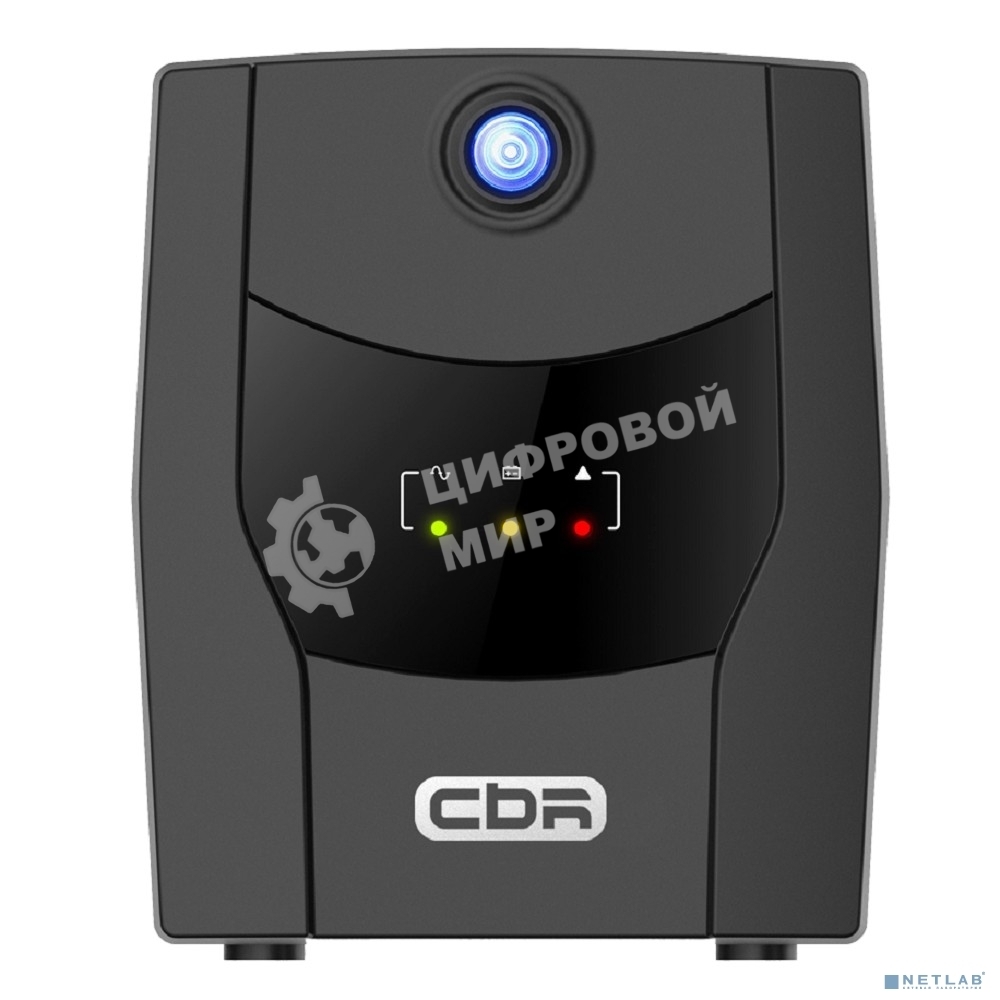 ИБП CBR QTM-1200T-4F-LCUC Line Interactive 1200VA/720W 7Ah12V*2 4 x Shuko, HID-USB, RJ45/11