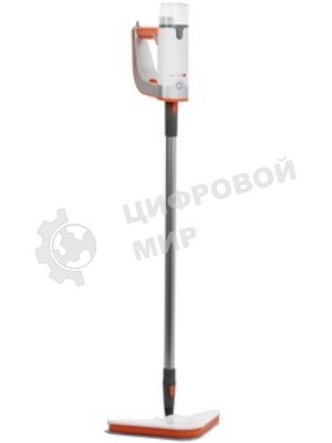 Паровая швабра Endever Odyssey Q-621 белый/оранжевый, 2 в 1, 1500 Вт, 35 г/мин, 350 мл