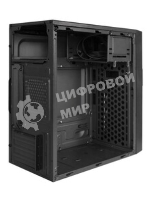 Компьютерный корпус Minitower ExeGate BAA-308U2-AAA400 (mATX, БП AAA400 с вент. 8см, 1хUSB+2хUSB 3.0, HD Audio, черный)