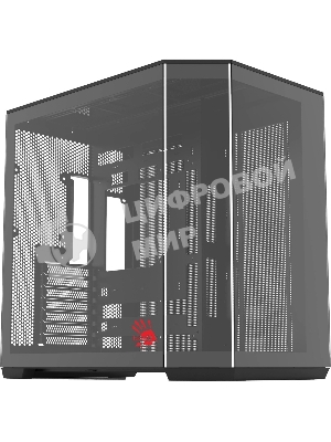Компьютерный корпус Bloody BD-CC109 черный без БП ATX 10x120мм 2xUSB3.0 audio