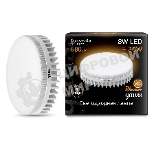 Лампа светодиодная Gauss LD108008108LED GX53 8W 2700K