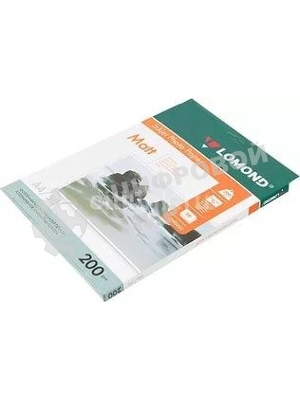 Фотобумага Lomond 0102033 A4/200г/м2/50л./белый матовое/матовое для струйной печати