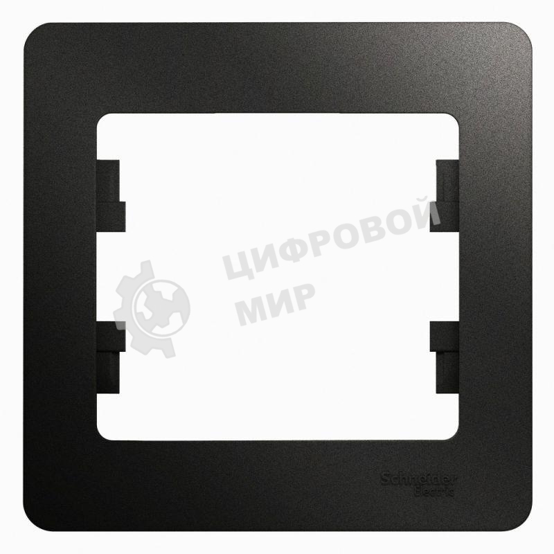 Рамка 1-м Glossa антрацит SchE GSL000701