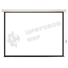 Экран с электроприводом Lumien Eco Control 203x203 см (раб. область 197х197 см) Matte White черная кайма по периметру 1:1