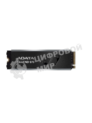 Накопитель SSD ADATA LEGEND 970, 2Tb, PCIe 5.0 x4, M.2 2280, NVMe, R/W 10000/10000, с радиатором