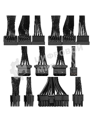 Блок питания 650W ExeGate M650 GOLD (SFX, APFC, КПД 90% (80 PLUS GOLD), 9см fan, 24pin, (4+4)pin, 2xPCI-E, 6xSATA, 3xIDE, 1xFDD, Full Cable Management, black, ATX adapter, Retail box)