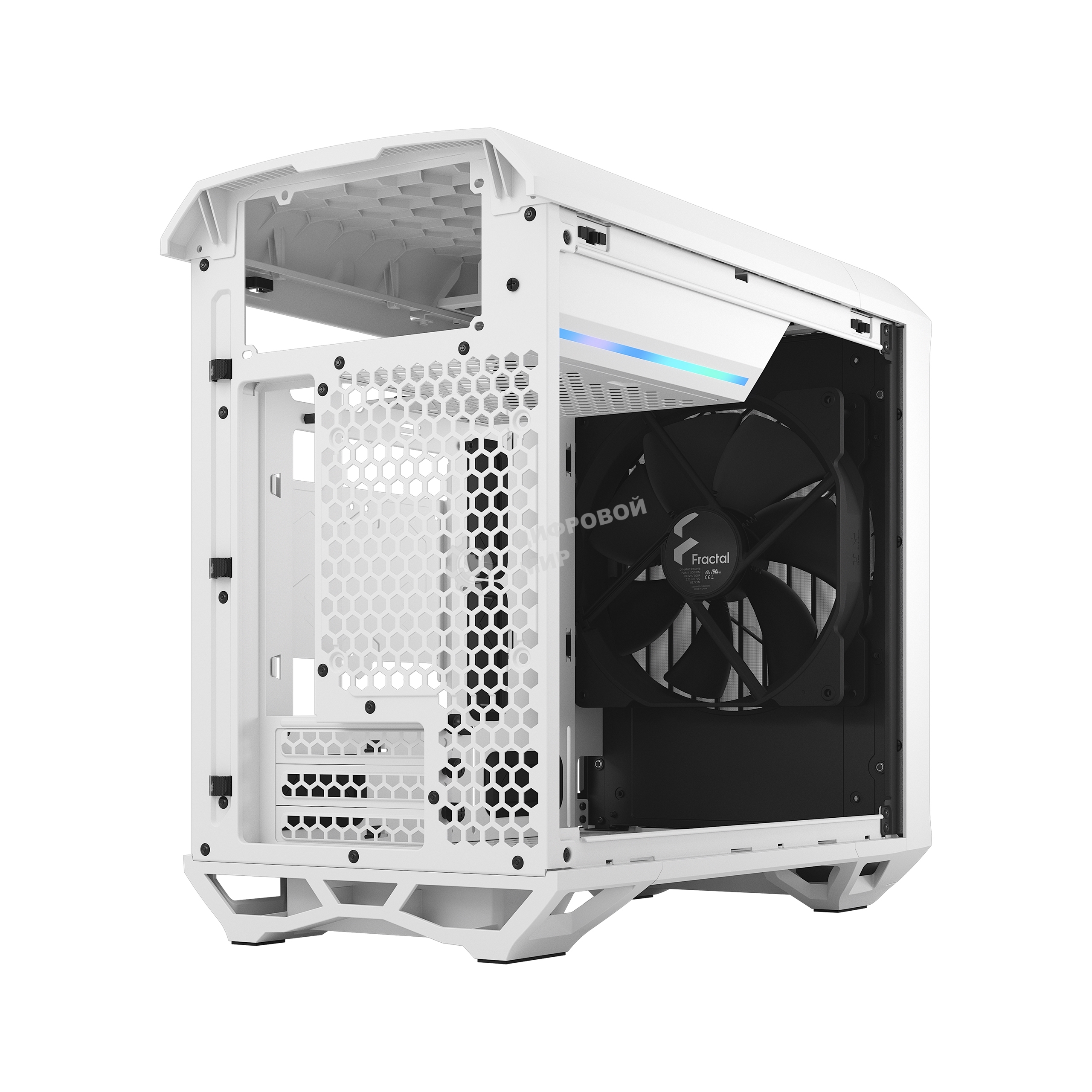 Компьютерный корпус Fractal Design Torrent Nano белый TG Clear Tint/FD-C-TOR1N-03