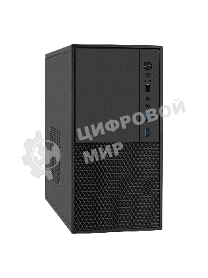 Компьютерный корпус Minitower ExeGate BAA-308MU2-UNS500 (mATX, БП UNS500 с вент. 12см, 1хUSB+2хUSB 3.0, HD Audio, черный)