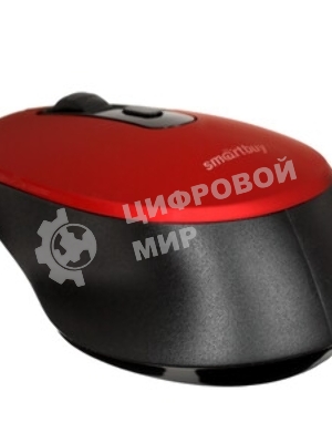 Мышь проводная беззвучная Smartbuy ONE 265-R красная, 40 SBM-265-R