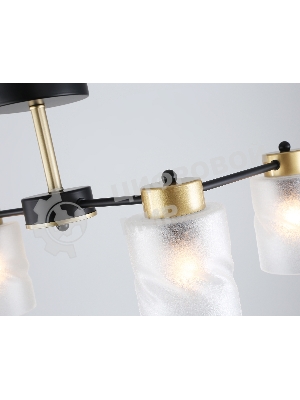 Светильник Ambrella light TR303324/4 BK/GD черный/золото E27/4 max 60W 650*290*270