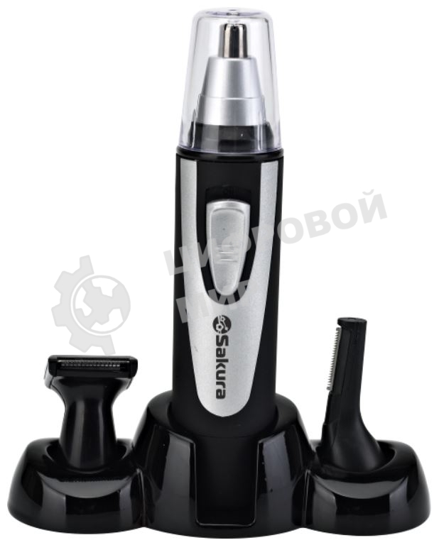 Триммер электрический Sakura SA-5522BK универсал 4 насадки