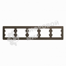 Рамка 5-м Glossa горизонт. шоколад SchE GSL000805