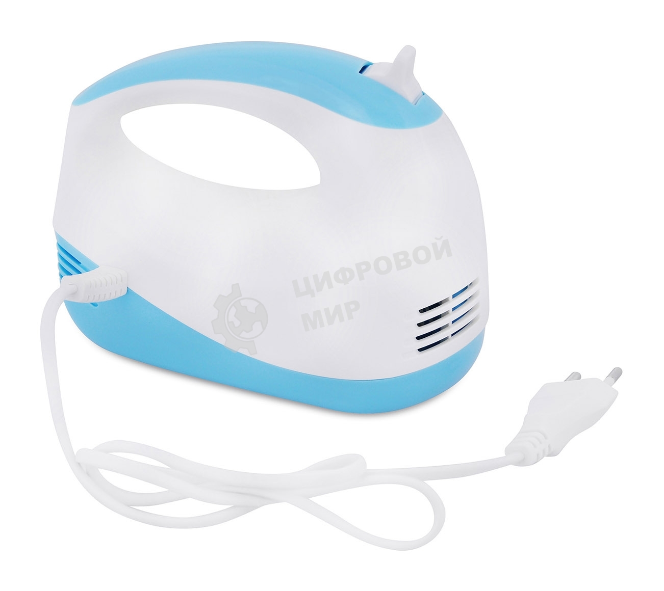 Миксер ручной Starwind SHM-261 250Вт белый/голубой