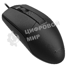 Мышь проводная A4Tech OP-330S черный, 1200 dpi, USB Type-A, кнопки - 3