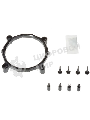 Кулер Cooler ID-Cooling DK-01S серебристый/черный 80мм алюминий 2200rpm 24db 3-pin 65W