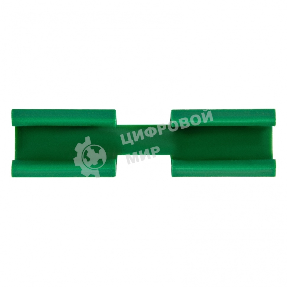 Универсальные зажимы для крепления пленки к каркасу парника Palisad d12мм, 20 шт/уп, зеленые