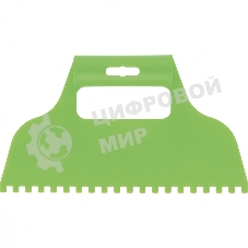 Шпатель для клея Сибртех пластмассовый, зубчатый 6х6 мм