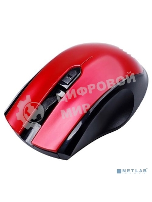 Мышь беспроводная Acer OMR032 черный/красный, 1600 dpi, радиоканал, USB, кнопки - 4