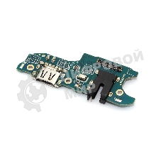 Шлейф (нижняя плата) с разъемом зарядки и микрофоном для OPPO A17