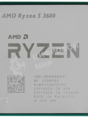 Процессор AMD Ryzen 5 3600 Soc-AM4 3.6GHz OEM
