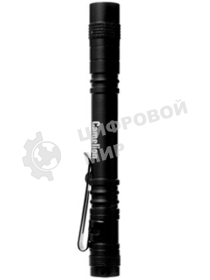 Фонарь Camelion LED51517 (фонарь, черн, LED XPE, 3 реж 2XLR03 в компл., алюм., откр. блистер)
