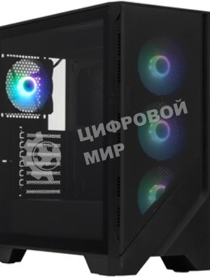 Компьютерный корпус без блока питания Case MSI MAG FORGE 321R AIRFLOW, Midi-Tower, TG, 4x120мм ARGB, 2xUSB 3.2, 1xUSB 3.2 Type-C, ATX, mATX, mITX черный