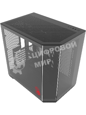 Компьютерный корпус Bloody BD-CC109 черный без БП ATX 10x120мм 2xUSB3.0 audio