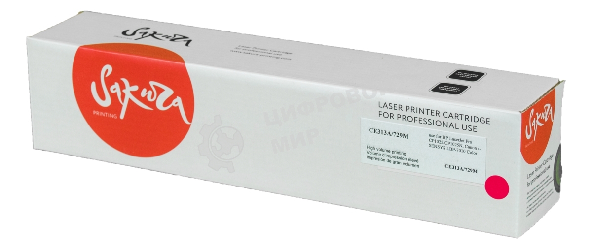 Картридж лазерный Sakura CE313A для HP LaserJet Pro CP1025/CP1025NW, Canon i-SENSYS LBP-7010 Color пурпурный, 1000 к.
